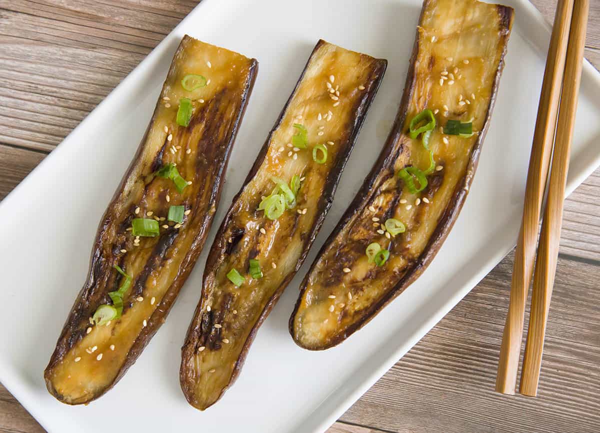 Miso Glazed Eggplant Recipe Nasu Dengaku