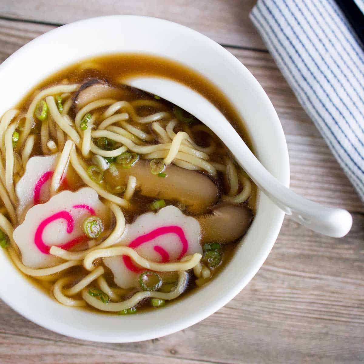 Hawaiian Saimin Noodles Soup Recipe