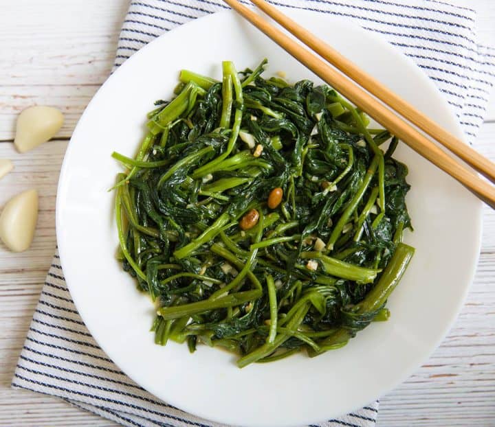 Easy Ong Choy Recipe with Fermented Bean Curd